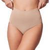 SPANXshape ExtraOrdinary Brief – Sculpting with Compression – Women’s Shapewear Underwear – Recycled Nylon Fabric Blend(Toasted Oatmeal)