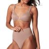 SPANXshape ExtraOrdinary Thong – Sculpting with Compression – Women’s Shapewear Underwear – Recycled Nylon Fabric Blend(Cafe Au Lait)