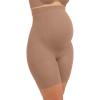 SPANXshape Mama Mid-Thigh Short – Comfortable Tummy Control Shapewear – No Visible Panty Lines(Café Au Lait)