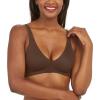 SPANXsmooth Bra-Llelujah! Unlined Bralette – Comfortable Support – Wire-Free Bra – Hosiery Back Smoothing – Dig-Free Straps(Chestnut Brown)
