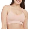 SPANXsmooth EcoCare Seamless Shaping Longline Bralette – Comfortable Everyday Bralette – Women’s Bra with No Underwire(Vintage Rose)