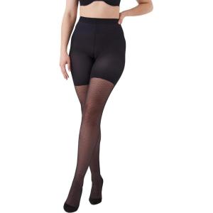 SPANX Fashion Tight End Tights – Comfortable Tummy Control Shapewear – Sheer Pantyhose – Micro Dot Fishnet