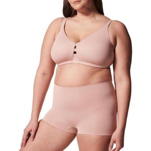 SPANX Low Profile Wireless Minimizer Bra – Minimize Breast Size by Up to 1 Inch – Breathable, Quick-Drying Fabric(Vintage Rose)