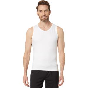 SPANX Men’s Sculpt Cotton Tank(Bright White)
