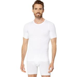 SPANX Men’s Ultra Sculpt Seamless Crew Neck(Bright White)
