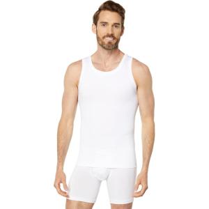 SPANX Men’s Ultra Sculpt Seamless Tank(Bright White)