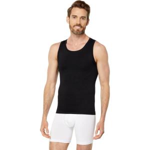 SPANX Men’s Ultra Sculpt Seamless Tank(Classic Black)