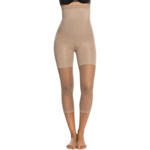SPANX Original Shaping High-Waisted Footless Sheers – Core & Thigh Control – Footless Pantyhose – Use as Shapewear Underwear(Nude)