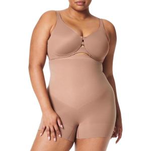 SPANX SPANXsculpt Seamless Power High-Waisted Shorty – For All Hemline Lengths – Core Control Shapewear – Seamless Underwear(Cafe Au Lait)