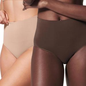 SPANX SPANXshape ExtraOrdinary Brief – Sculpting with Compression – Women’s Shapewear Underwear – Recycled Nylon Fabric Blend-Toasted Oatmeal-Chestnut Brown-S