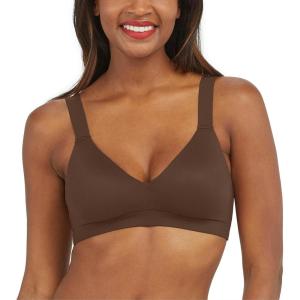 SPANX SPANXsmooth Bra-Llelujah! Lightly Lined Bralette – Wire-Free – Comfortable Support – Wireless Bra – Dig-Free Straps(Chestnut Brown)
