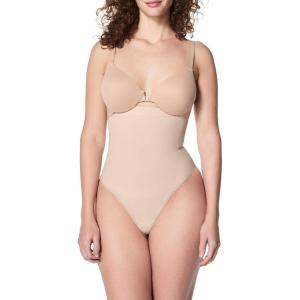 SPANXsculpt Seamless Power High-Waisted Thong – Women’s Shapewear Lingerie – Seamless Thong – No Visible Panty Lines(Soft Nude)