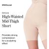 SPANX SPANXsculpt OnCore High-Waisted Mid-Thigh Short – Powerful Sculpting Shapwear for Women – Level 4 Compression – Core Control(Soft Nude)