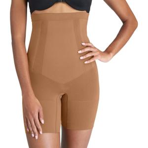 SPANX SPANXsculpt OnCore High-Waisted Mid-Thigh Short – Powerful Sculpting Shapwear for Women – Level 4 Compression – Core Control(Naked 3.0)