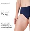 SPANX Supersmooth Undie-tectable Thong for Women, Invisible No-Show Thong Underwear with Comfortable Core Control(Dark Sapphire)