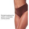 SPANX Supersmooth Undie-tectable Thong for Women, Invisible No-Show Thong Underwear with Comfortable Core Control(Hickory)