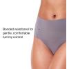 SPANX Supersmooth Undie-tectable Thong for Women, Invisible No-Show Thong Underwear with Comfortable Core Control(Mythical Grey)