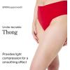 SPANX Supersmooth Undie-tectable Thong for Women, Invisible No-Show Thong Underwear with Comfortable Core Control(Spanx Red)