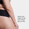 SPANX Supersmooth Undie-tectable Thong for Women, Invisible No-Show Thong Underwear with Comfortable Core Control(Very Black)