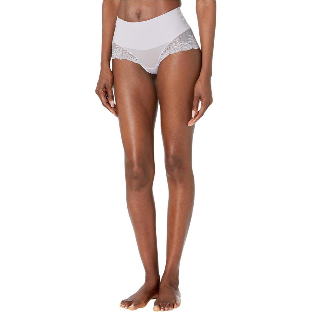 imageSPANX smooth Undietectable Lace HiHipster Core Control Comfortable Lace Shapewear Underwear No Visible Panty LinesLight Orchid