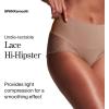 SPANX smooth Undie-tectable Lace Hi-Hipster – Core Control – Comfortable Lace Shapewear Underwear – No Visible Panty Lines(Cafe Au Lait)