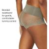 SPANX smooth Undie-tectable Lace Hi-Hipster – Core Control – Comfortable Lace Shapewear Underwear – No Visible Panty Lines(Dusty Olive)