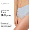 SPANX smooth Undie-tectable Lace Hi-Hipster – Core Control – Comfortable Lace Shapewear Underwear – No Visible Panty Lines(Oxford)