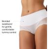 SPANX smooth Undie-tectable Lace Hi-Hipster – Core Control – Comfortable Lace Shapewear Underwear – No Visible Panty Lines(Powder)
