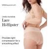 SPANX smooth Undie-tectable Lace Hi-Hipster – Core Control – Comfortable Lace Shapewear Underwear – No Visible Panty Lines(Soft Nude)
