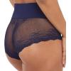 SPANX smooth Undie-tectable Lace Hi-Hipster – Core Control – Comfortable Lace Shapewear Underwear – No Visible Panty Lines(Timeless Navy)