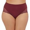 SPANX smooth Undie-tectable Lace Hi-Hipster – Core Control – Comfortable Lace Shapewear Underwear – No Visible Panty Lines(Sangria)