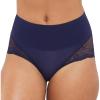 SPANX smooth Undie-tectable Lace Hi-Hipster – Core Control – Comfortable Lace Shapewear Underwear – No Visible Panty Lines(Timeless Navy)