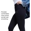 SPANX Seamless Leggings – High-Waist Fit – Athletic Wear for Women – Core Control for Shaping – Soft Nylon-Elastane Blend(Very Black)
