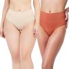 SPANX SPANXshape Everyday Shaping Brief – Core Control Shapewear Underwear – Invisible Under Clothes – Seamless Design-Soft Nude-Sedona-M
