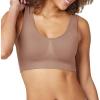 SPANX Breast of Both Worlds Reversible Comfort Bra – Wireless, Seamless Bra – Reversible Design – Wire-Free Comfort(Cafe Au Lait/Chestnut Brown)