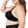 Spanx Smooth Bra-Llelujah! Lightly Lined Racerback Bra – Full Coverage Comfort and Front Closure – Everyday T-Shirt Bra(Very Black)